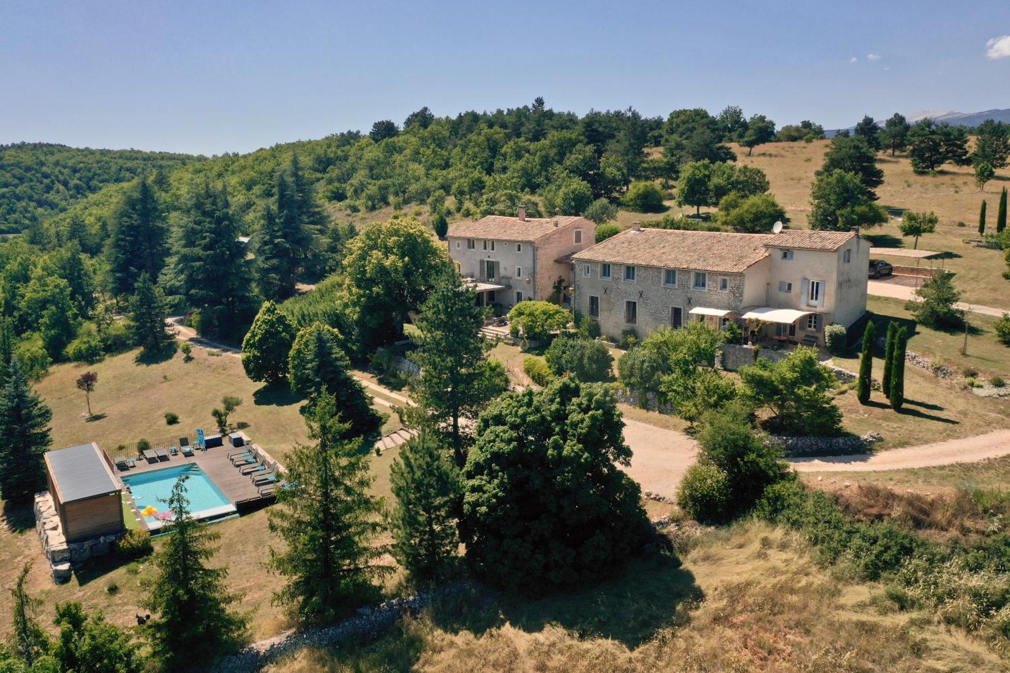 Le Domaine De Piedmoure, Gites Et Chambres D'Hotes, Piscine, Terrasses Privatives Sault Exterior foto
